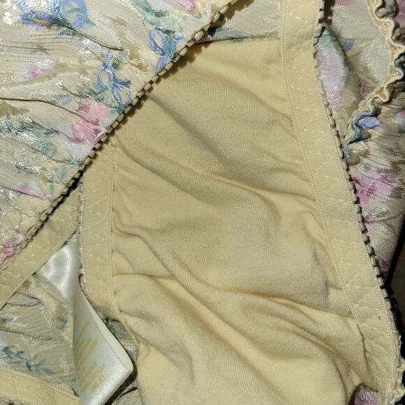 NWOT Vintage Tryse Lingerie Floral Camisole Panty Set with Matching Hanger S - Picture 11 of 11